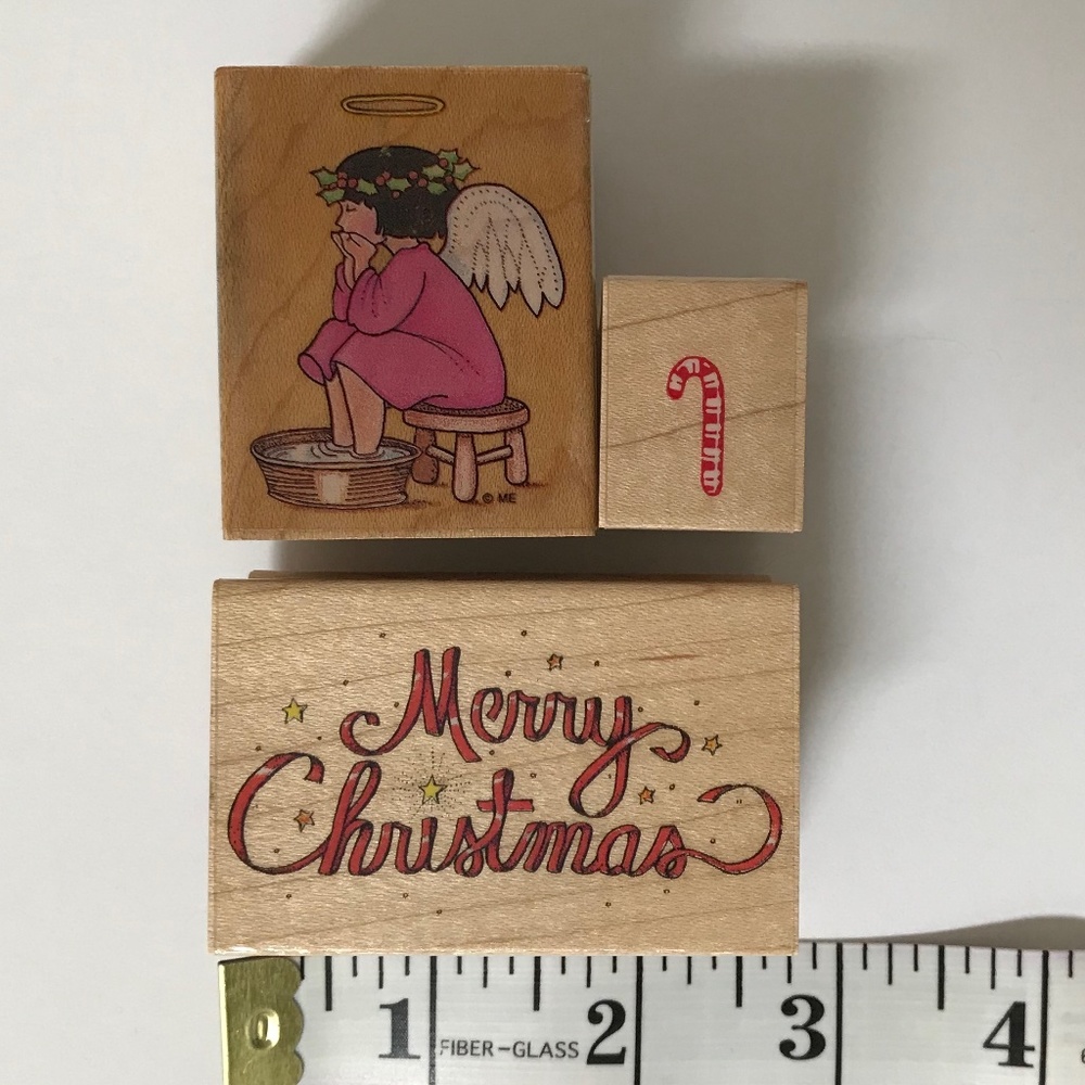 VTG Mary Engelbreit & All Night Media Rubber Stamp